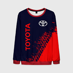 Свитшот мужской TOYOTA ТОЙОТА, цвет: 3D-красный