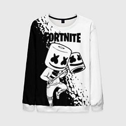 Свитшот мужской FORTNITE MARSHMELLO, цвет: 3D-белый