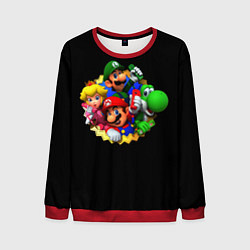 Свитшот мужской Марио, цвет: 3D-красный