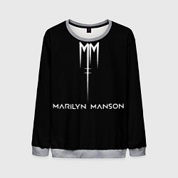 Свитшот мужской Marilyn Manson, цвет: 3D-меланж