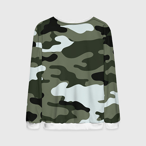 Мужской свитшот Camouflage 2 / 3D-Белый – фото 2