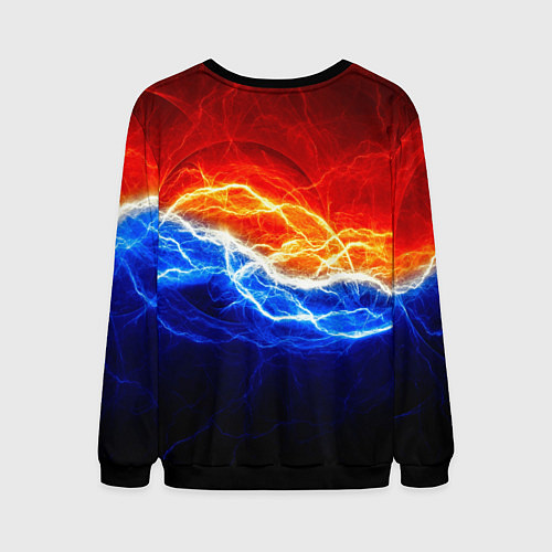 Мужской свитшот Among us sabotage / 3D-Черный – фото 2