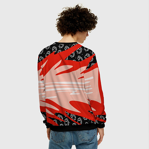 Мужской свитшот MASTER AMONG US / 3D-Черный – фото 4