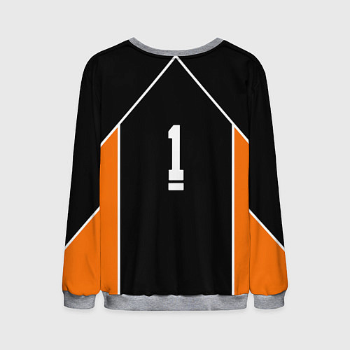 Мужской свитшот Форма капитана Haikyuu!! / 3D-Меланж – фото 2
