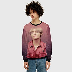 Свитшот мужской BTS, цвет: 3D-черный — фото 2