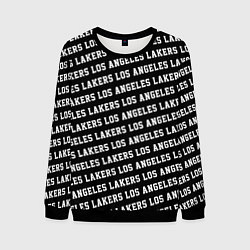 Свитшот мужской Лос-Анджелес Лейкерс, цвет: 3D-черный