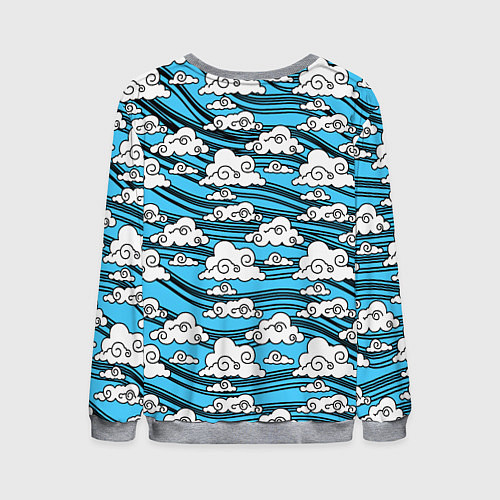 Мужской свитшот КИМОНО ТАНДЖИРО / 3D-Меланж – фото 2