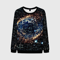 Свитшот мужской Формула Вселенной, цвет: 3D-черный