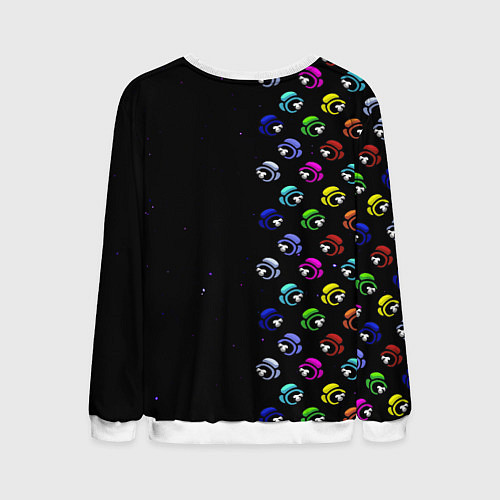 Мужской свитшот AMONG US / 3D-Белый – фото 2