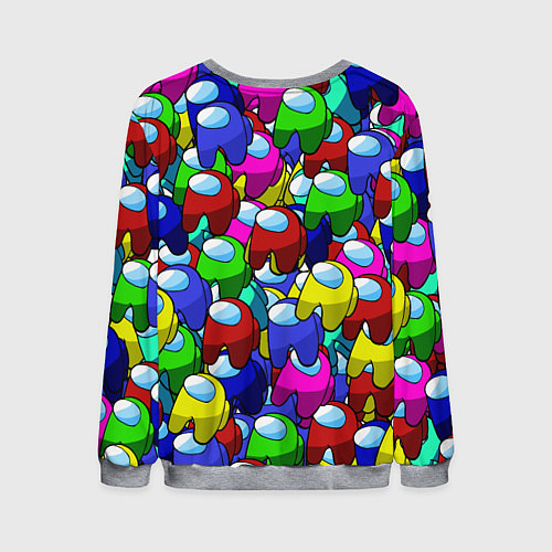 Мужской свитшот AMONG US / 3D-Меланж – фото 2