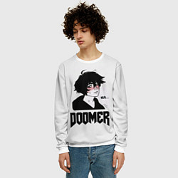 Свитшот мужской Doomer boy, цвет: 3D-белый — фото 2