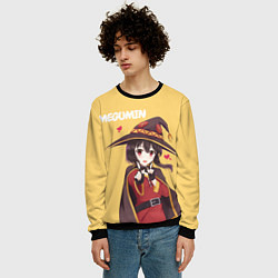 Свитшот мужской Megumin, цвет: 3D-черный — фото 2