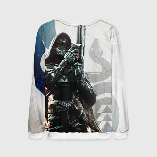 Мужской свитшот DESTINY, HUNTER / 3D-Белый – фото 2