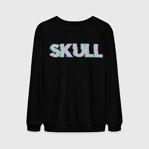 Мужской свитшот 3D Skull / 3D-Черный – фото 2