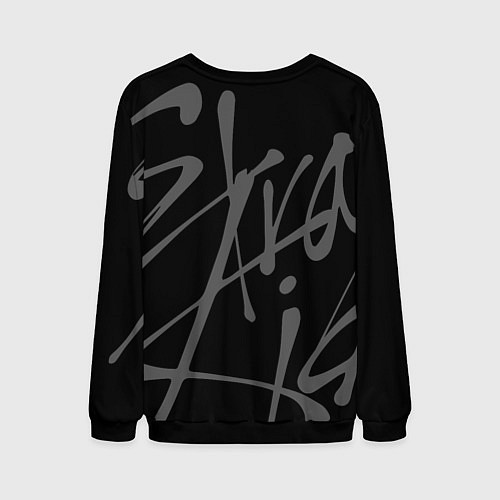 Мужской свитшот STRAY KIDS / 3D-Черный – фото 2