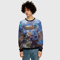 Свитшот мужской Mobile Legends Z, цвет: 3D-черный — фото 2