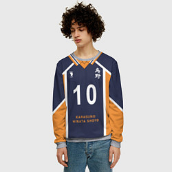 Свитшот мужской Волейбол!! ФОРМА ХИНАТЫ, цвет: 3D-меланж — фото 2