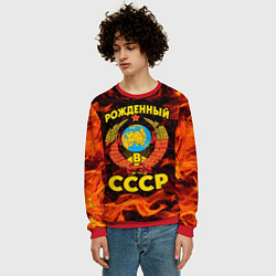 Свитшот мужской СССР, цвет: 3D-красный — фото 2