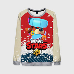 Свитшот мужской Brawl Stars - Ronin Ruffs, цвет: 3D-меланж
