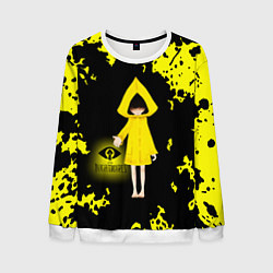 Свитшот мужской Little NightmaresШестая, цвет: 3D-белый