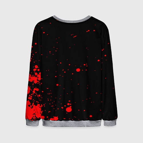 Мужской свитшот WAKE THE F*** UP SAMURAI / 3D-Меланж – фото 2