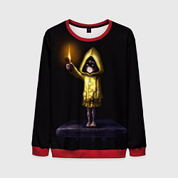 Свитшот мужской Little Nightmares 2 огонь, цвет: 3D-красный