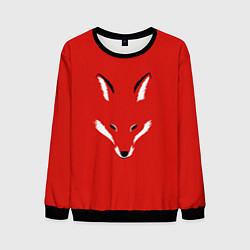 Свитшот мужской Fox minimalism, цвет: 3D-черный
