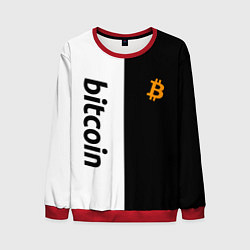 Свитшот мужской БИТКОИН BITCOIN Z, цвет: 3D-красный