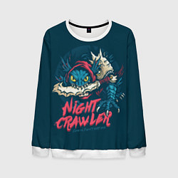 Свитшот мужской Night Crawler Dota 2, цвет: 3D-белый