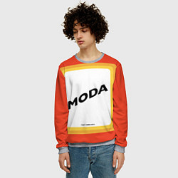 Свитшот мужской Сода - MODA, цвет: 3D-меланж — фото 2