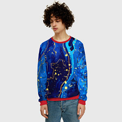 Свитшот мужской СИНИЙ ГРАНИТ, цвет: 3D-красный — фото 2