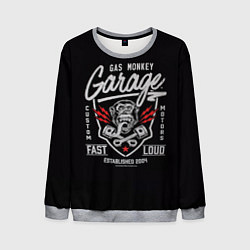 Свитшот мужской Gas Monkey Garage, цвет: 3D-меланж
