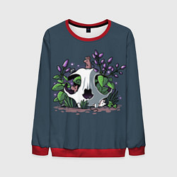 Свитшот мужской Мыши в черепе, цвет: 3D-красный