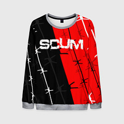 Свитшот мужской SCUM, цвет: 3D-меланж