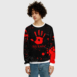 Свитшот мужской WE KNOW TES, цвет: 3D-белый — фото 2