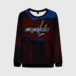 Свитшот мужской WASHINGTON CAPITALS, цвет: 3D-черный