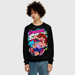 Свитшот мужской Friday Night Funkin, цвет: 3D-черный — фото 2