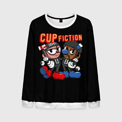 Свитшот мужской CUP FICTION, цвет: 3D-белый