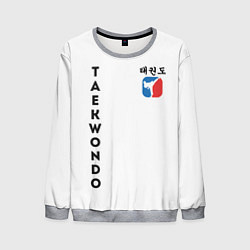 Свитшот мужской Тхэквондо Taekwondo, цвет: 3D-меланж