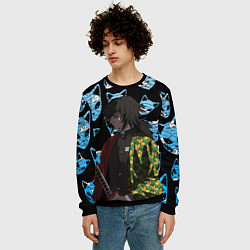 Свитшот мужской ГИО ТОМИОКА КЛИНОК, цвет: 3D-черный — фото 2