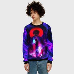 Свитшот мужской МАГИЧЕСКАЯ БИТВА SUKUNA, цвет: 3D-черный — фото 2