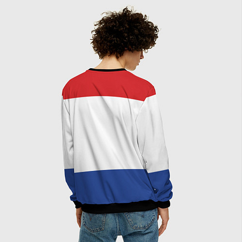 Мужской свитшот Мордовия / 3D-Черный – фото 4