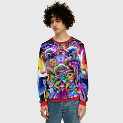 Свитшот мужской ONE PIECE ВАН ПИС ПЕРСОНАЖИ, цвет: 3D-красный — фото 2