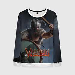 Свитшот мужской Viking Valheim, цвет: 3D-белый