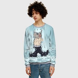 Свитшот мужской МЕДИТАЦИЯ ИНОСКЕ, цвет: 3D-меланж — фото 2