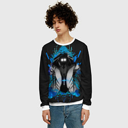 Свитшот мужской Hellsing Alexander Anderson, цвет: 3D-белый — фото 2