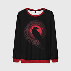 Свитшот мужской EDDA Odins Eye, цвет: 3D-красный