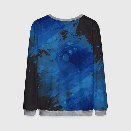 Мужской свитшот Тосиро Хицугая Блич / 3D-Меланж – фото 2