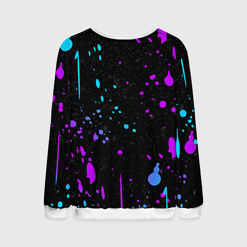 Мужской свитшот ONE PIECE ВАН ПИС НЕОН / 3D-Белый – фото 2