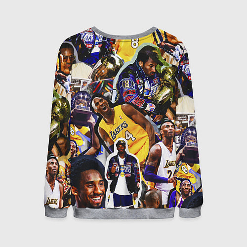 Мужской свитшот КОБИ БРАЙАНТ KOBE BRYANT / 3D-Меланж – фото 2